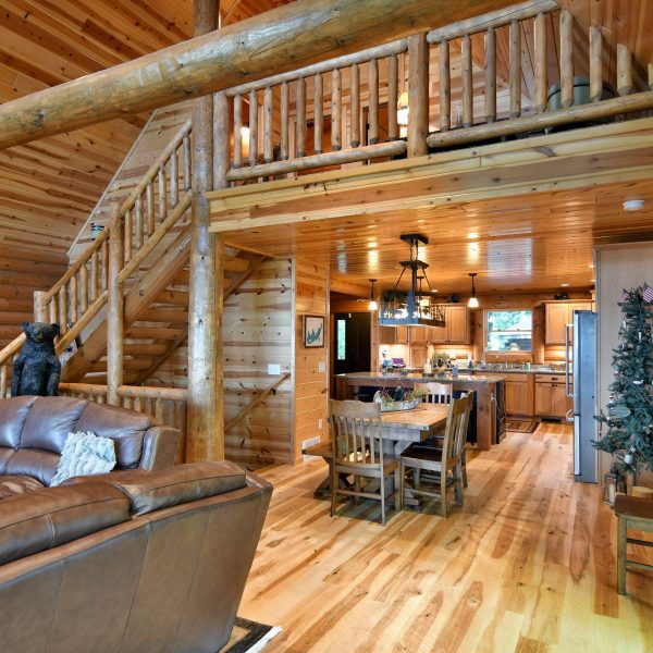 New Hayward, WI Log Home Construction Hill Construction LLC